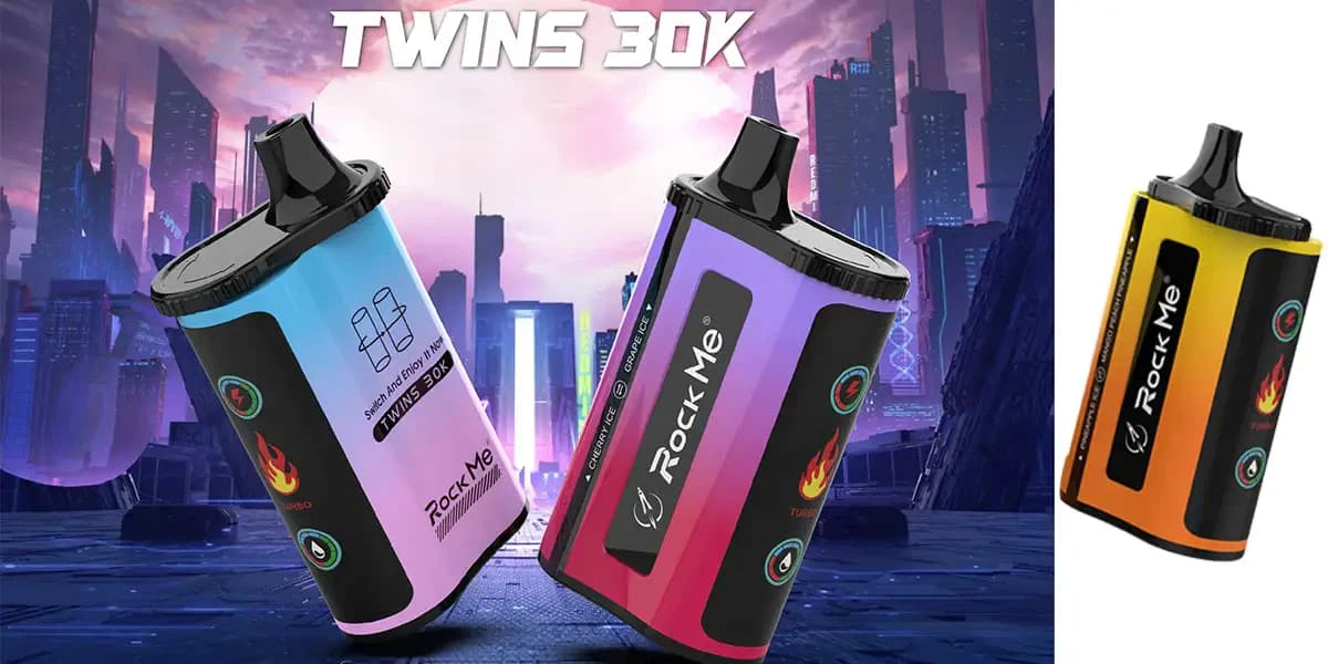 Luckee Rockme Twins 30K 30000 puffs disposable vape 2 Luckee Rockme Twins 30K 30000 puffs disposable vape 2